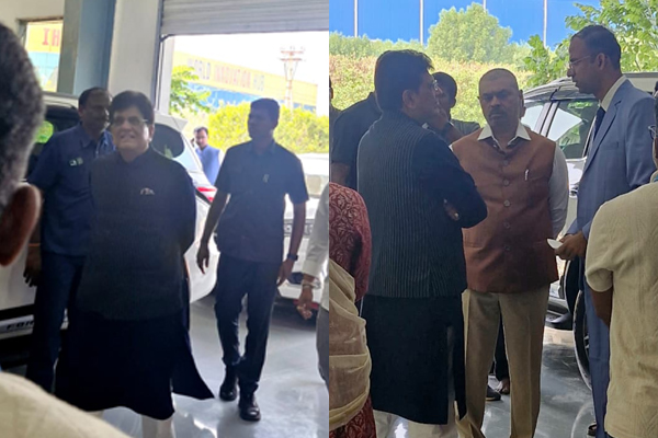 Hon. Minister of Commerce and Industry of India, Shri Piyush Goyal Visited TUV Vizag as KELTRON'S 220KVA Inverter Undergoes EMI/EMC Testing 